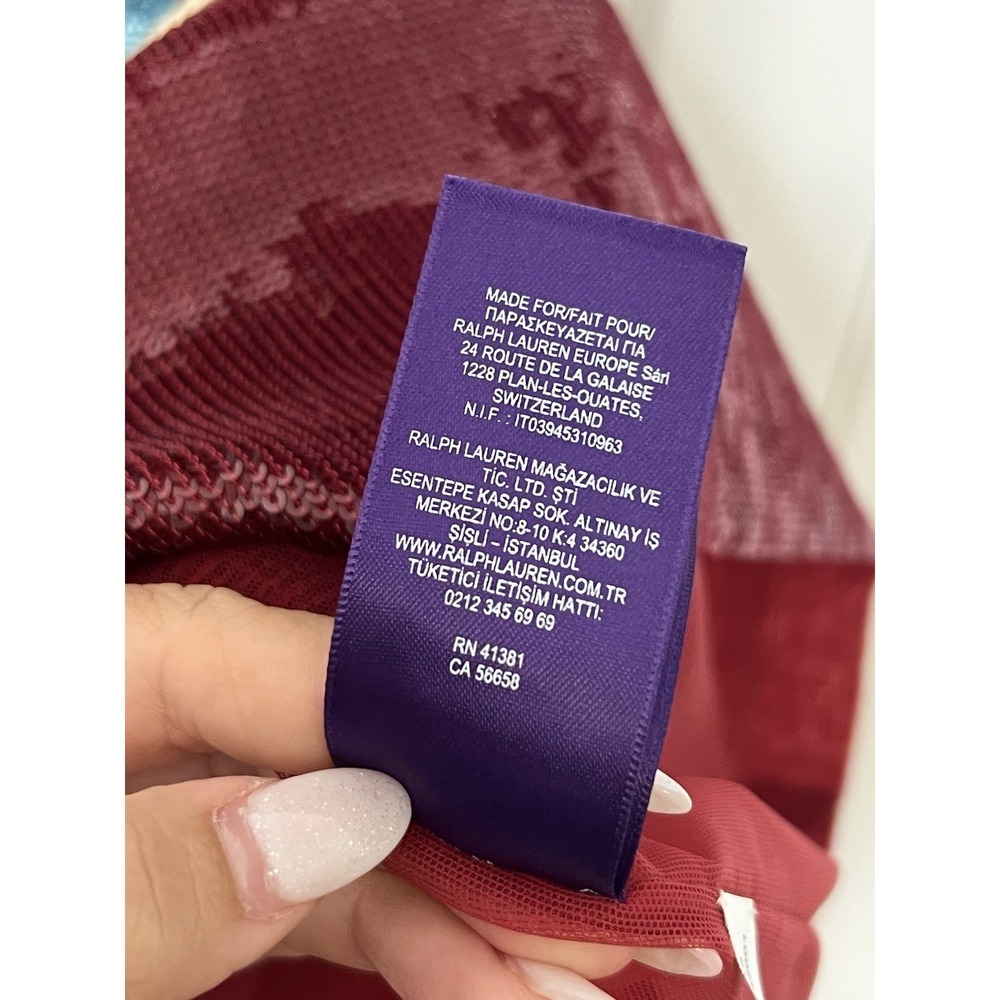 Ralph Lauren Purple Label Red Sequin Southwestern Sheath Dress 8 NWT $6700 RARE - Picture 15 of 15